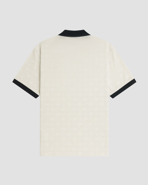 MEYBA x FRED PERRY Printed  Polo | Off White