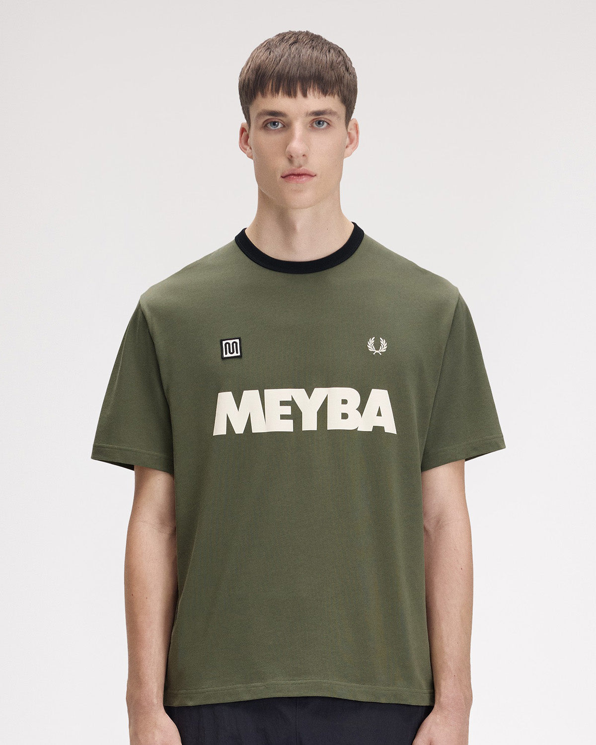 MEYBA x FRED PERRY Ringer Tee | Green