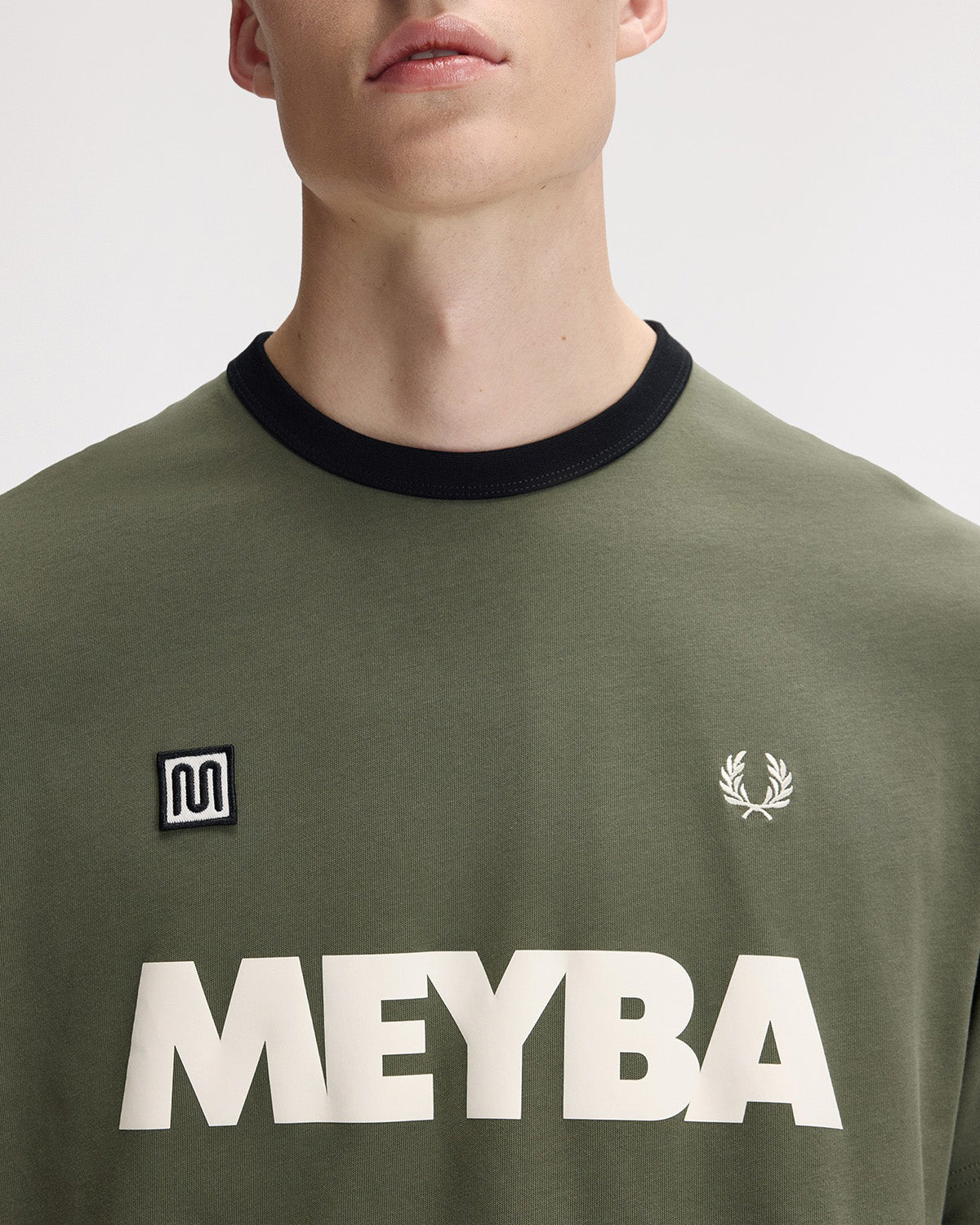 MEYBA x FRED PERRY Ringer Tee | Green