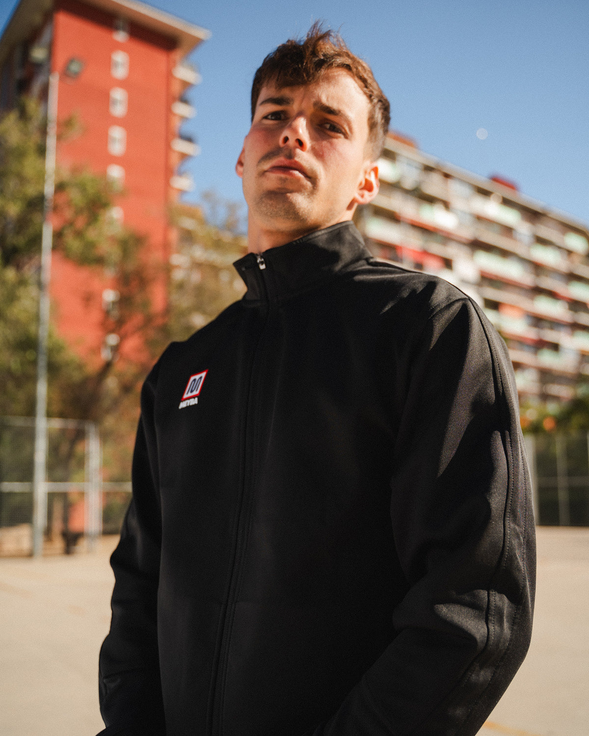 MEYBA APG Poly Zip Thru Sweat | Black
