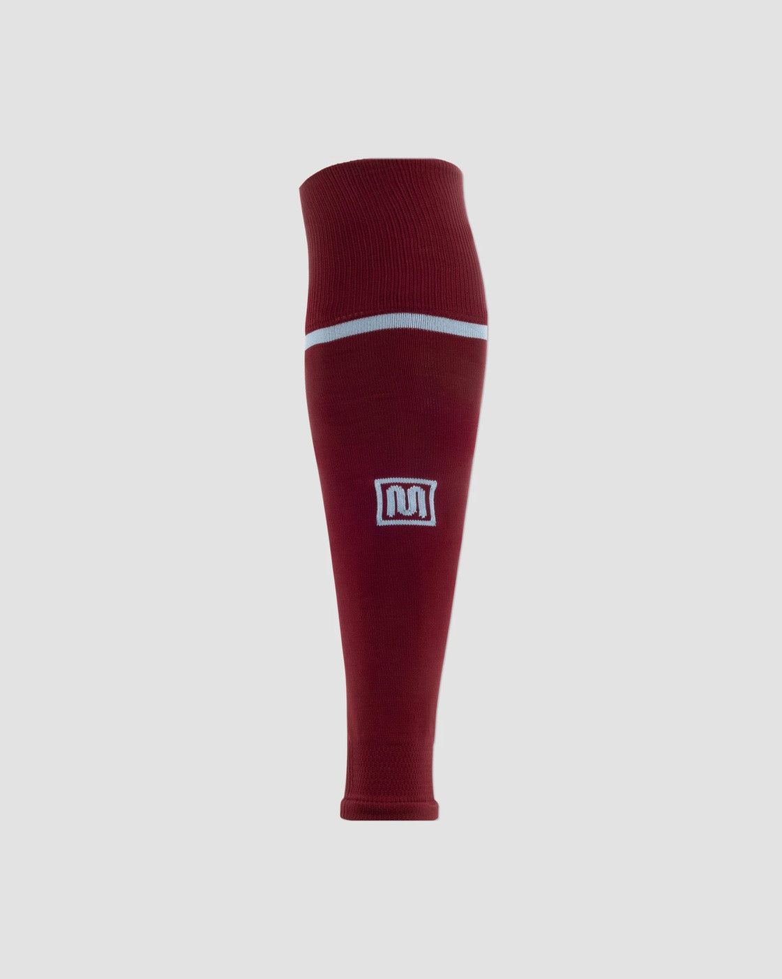 MEYBA Footless Football Sock | Claret/Bluebell