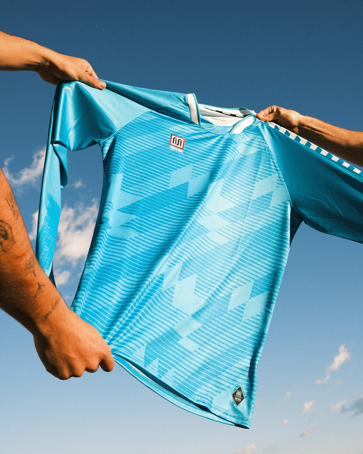 MEYBA Alpha Goalkeeper Set | Aqua/White