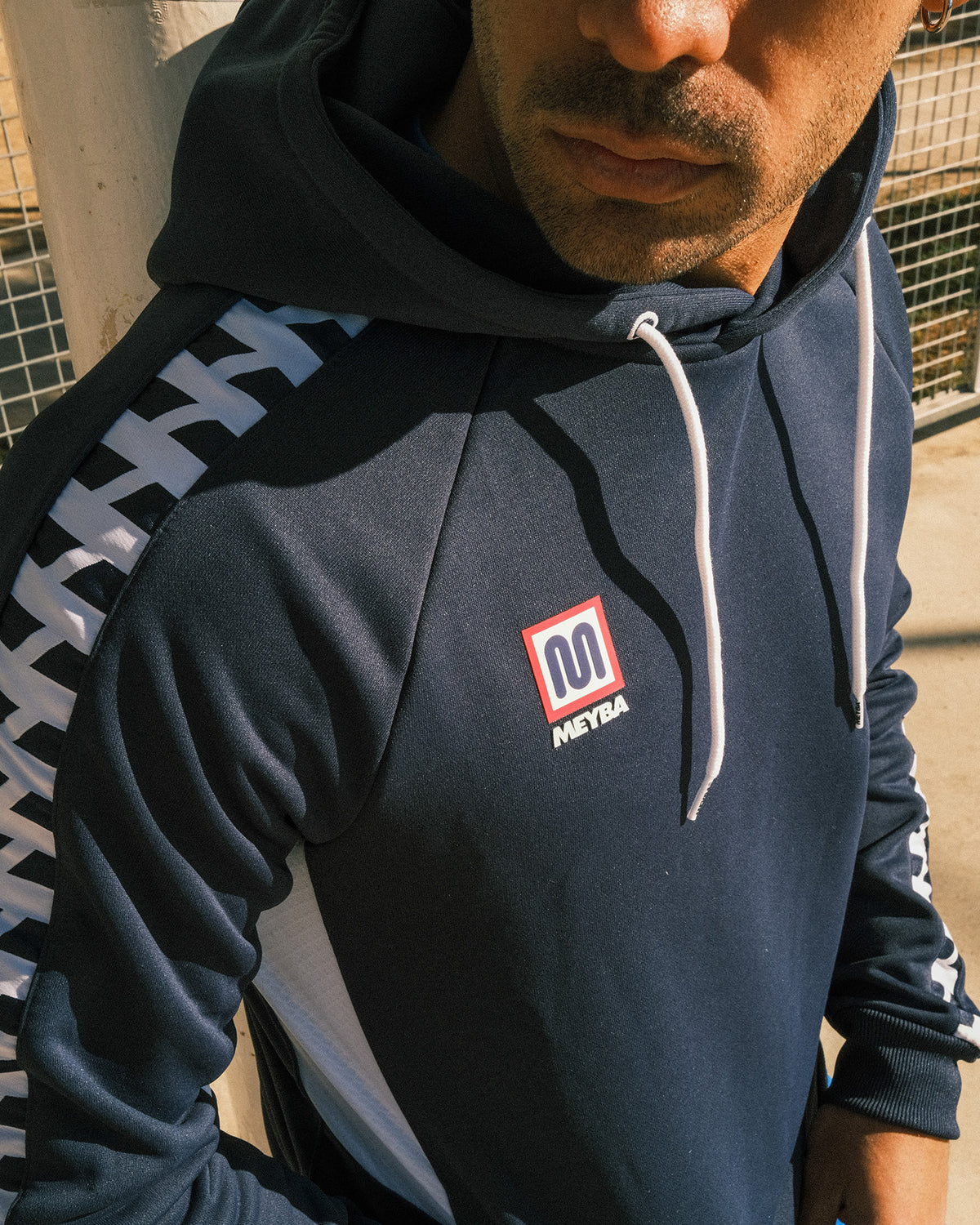 MEYBA Motion Poly Hoodie | Navy