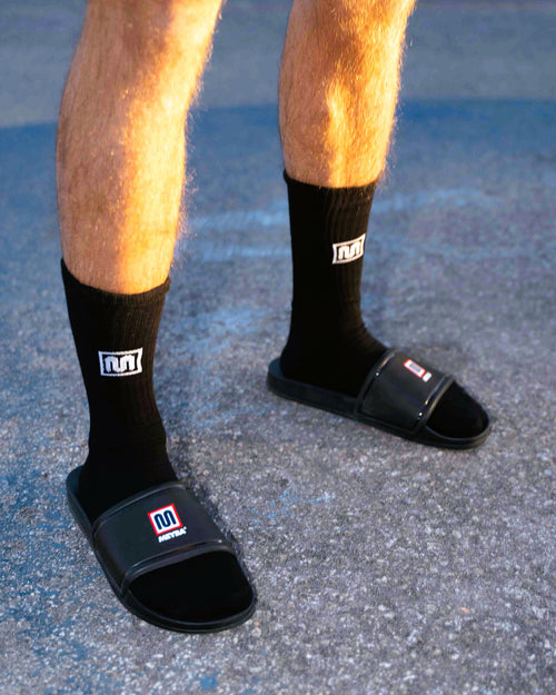 MEYBA Slipper | Zwart