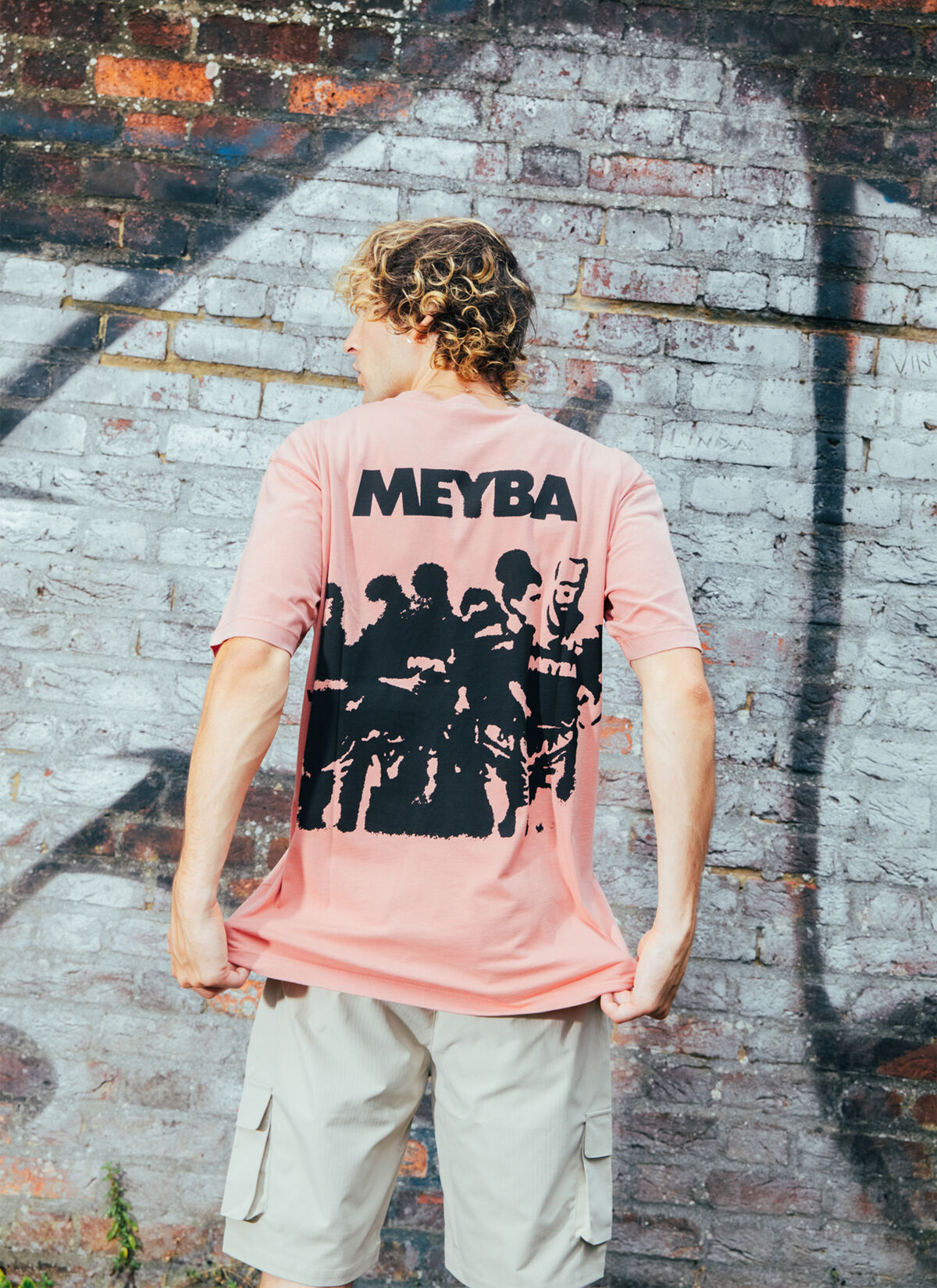 MEYBA Natural Dye Graphic Tee, Pink, hi-res
