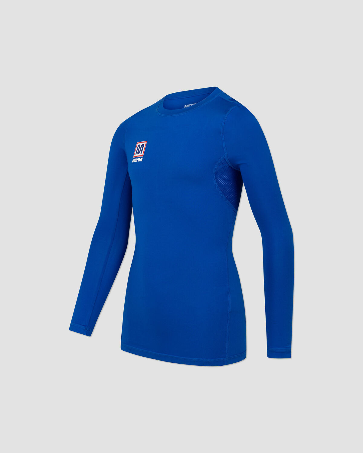 MEYBA Long Sleeve Base Layer, Blue, hi-res