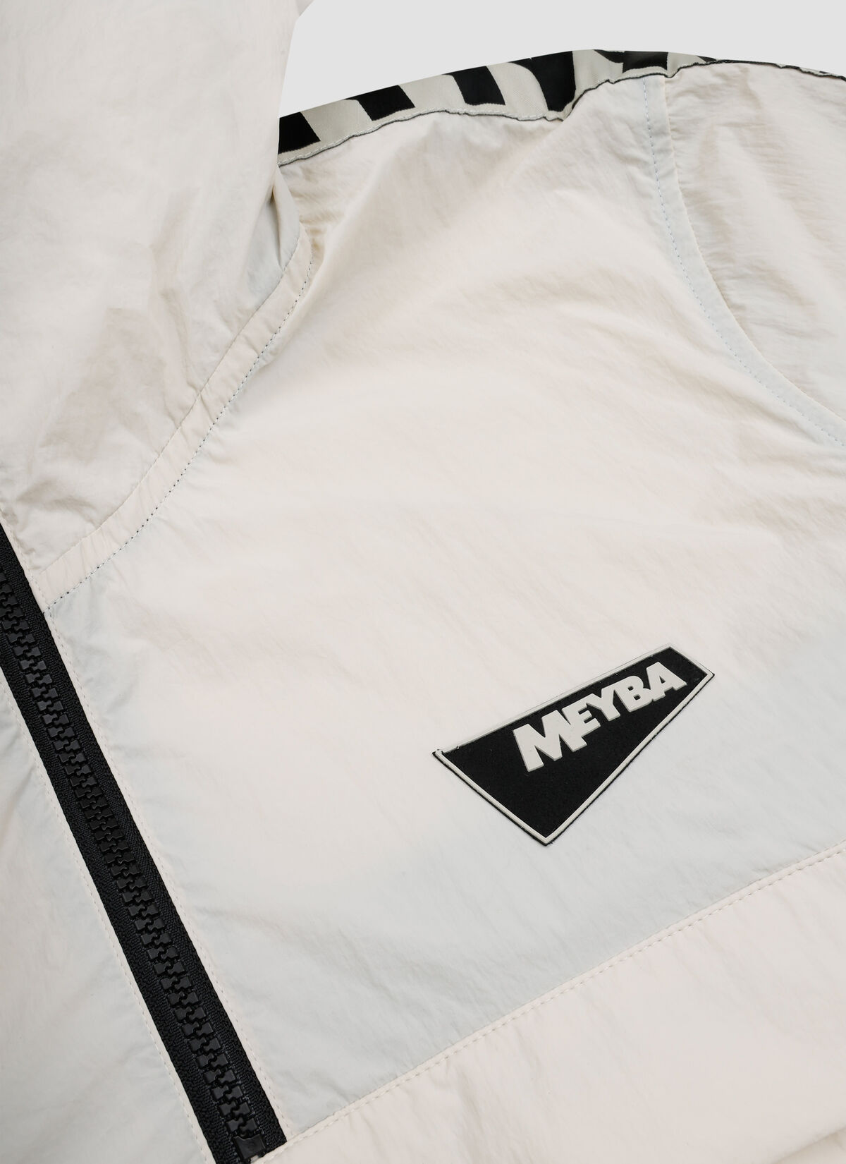 Meyba Crinkle Nylon Cagoule, Black, hi-res