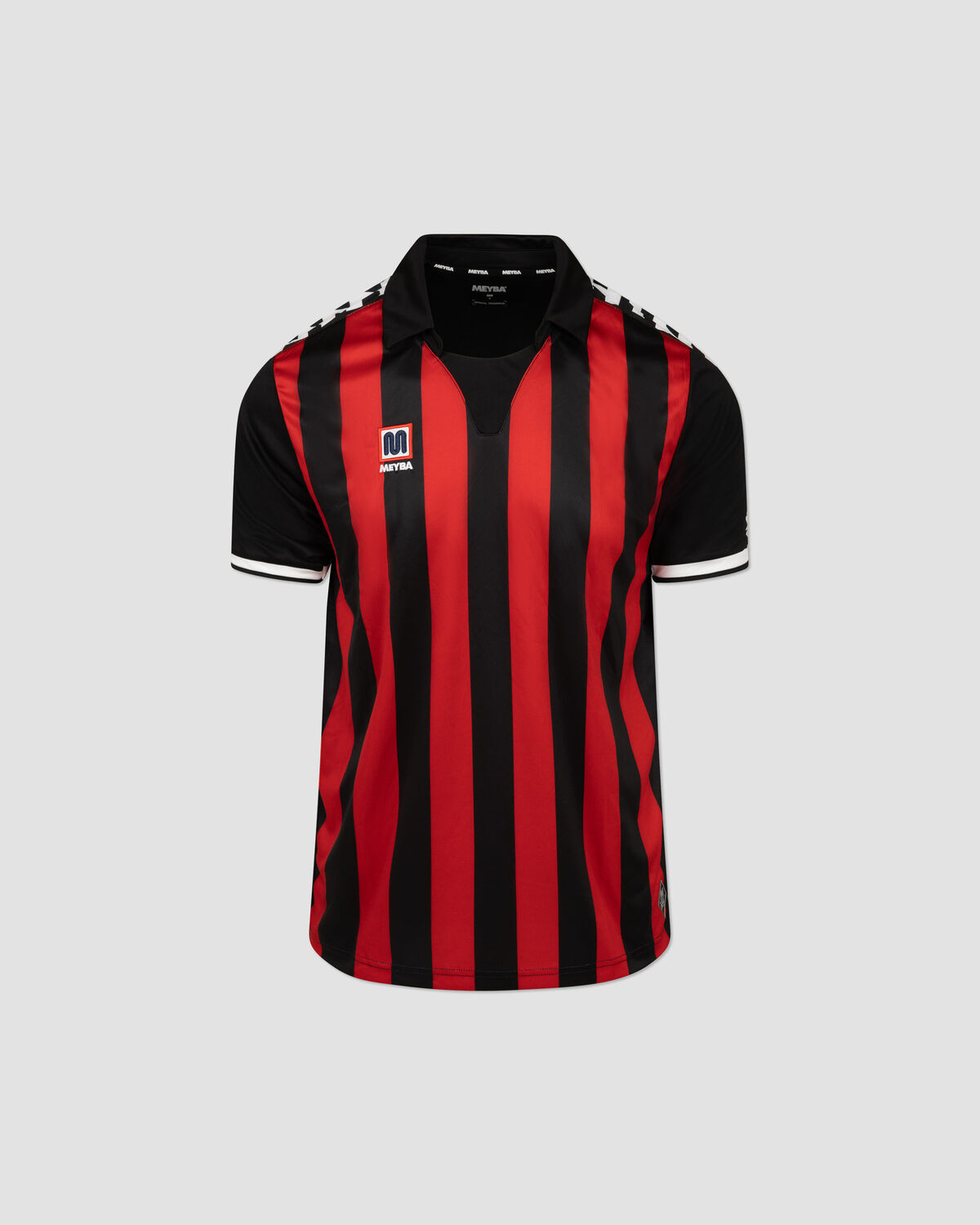 MEYBA Alpha Stripe Jersey, Black/Red, hi-res