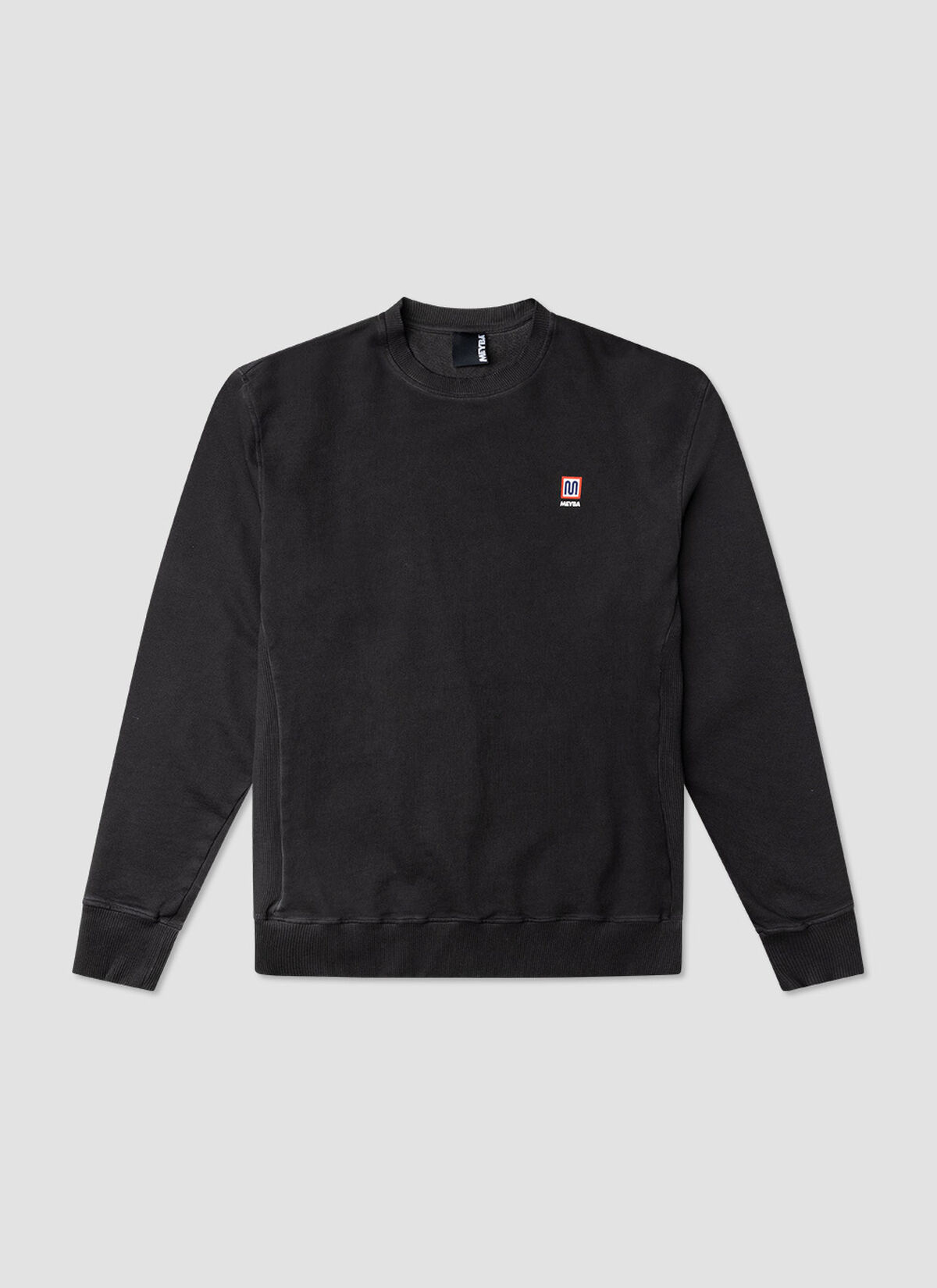 COLD DYE CREW SWEAT, Black, hi-res