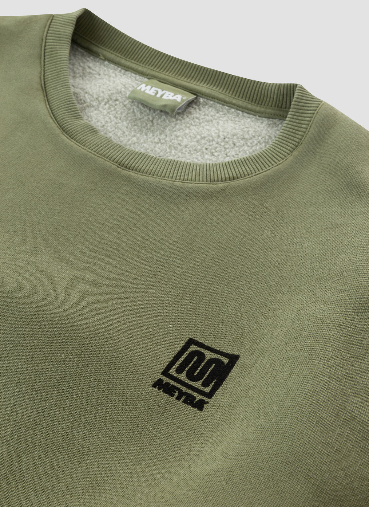 MEYBA Natural Dye Crew Swt DM, Neon Mint Green, hi-res