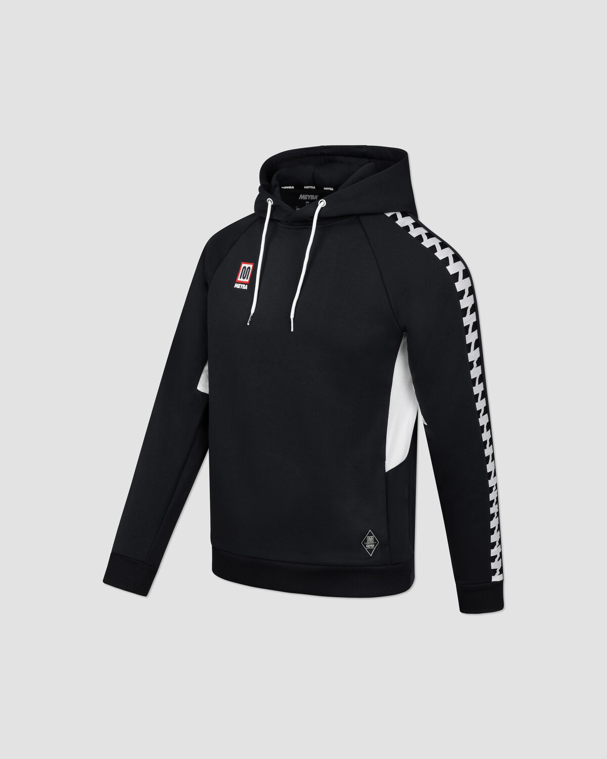 MEYBA Motion Poly Hoodie, Black, hi-res