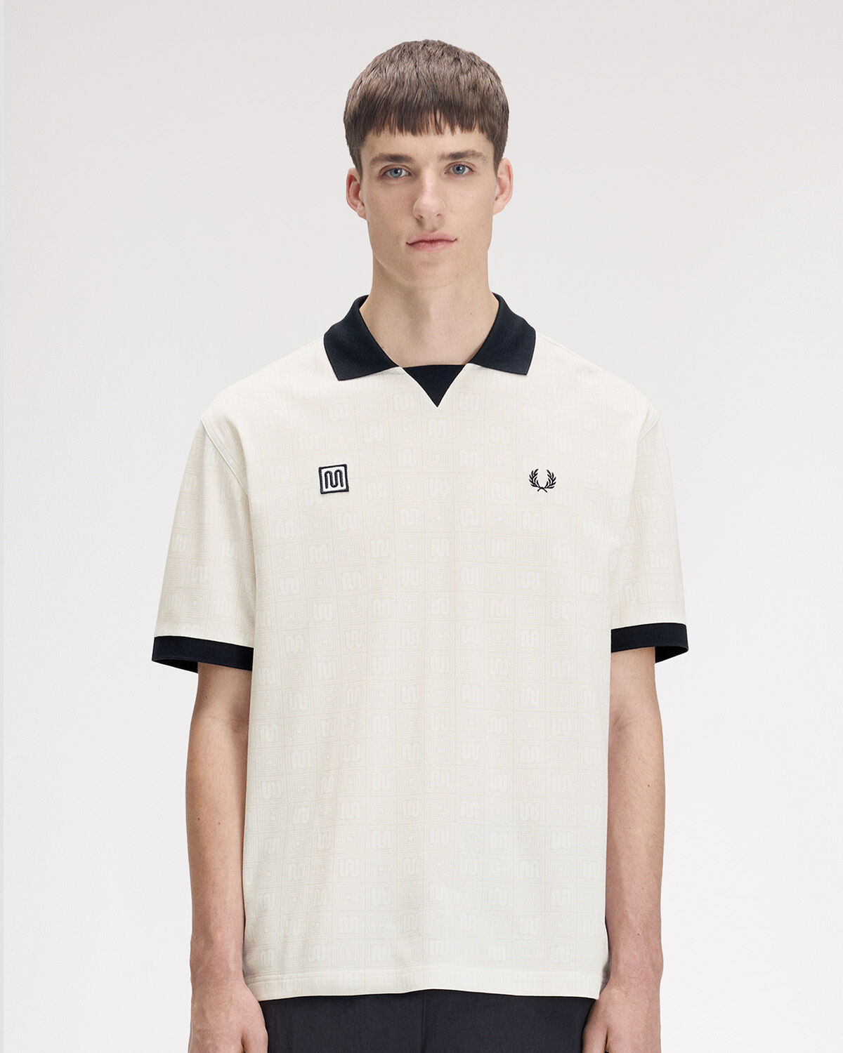 MEYBA x FP Printed Polo, Off white, hi-res