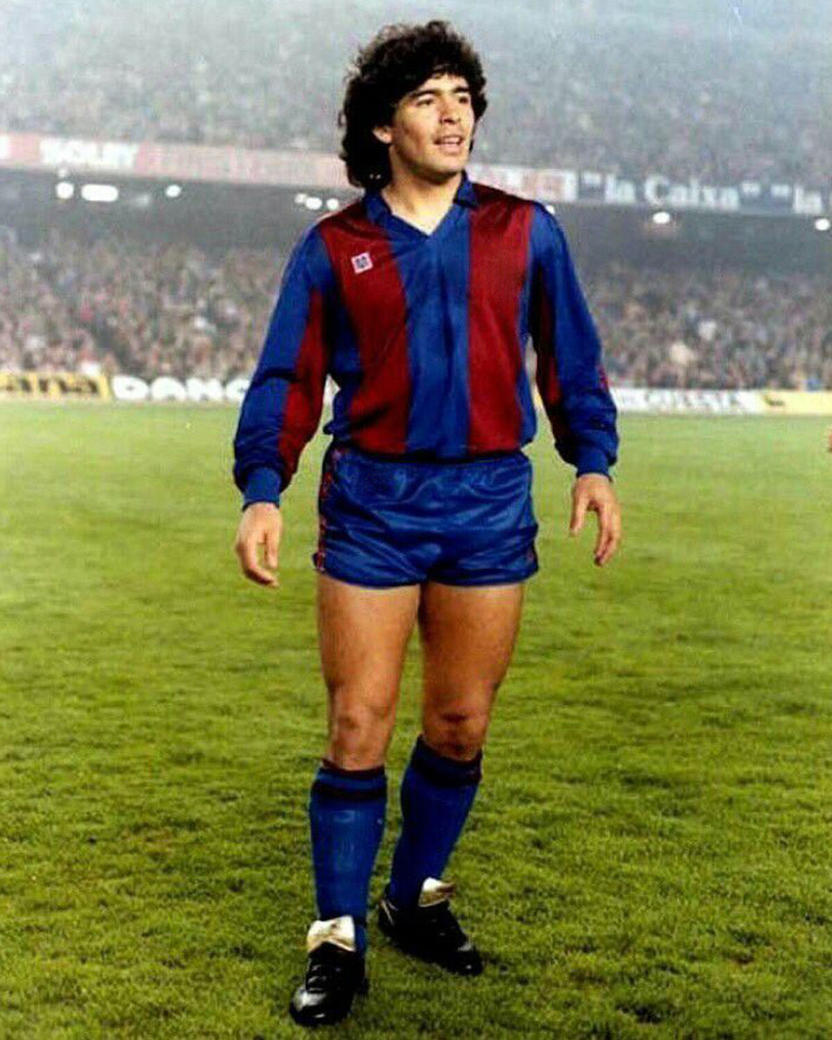 Blaugrana Home 89-91 Jersey LS, Navy, hi-res