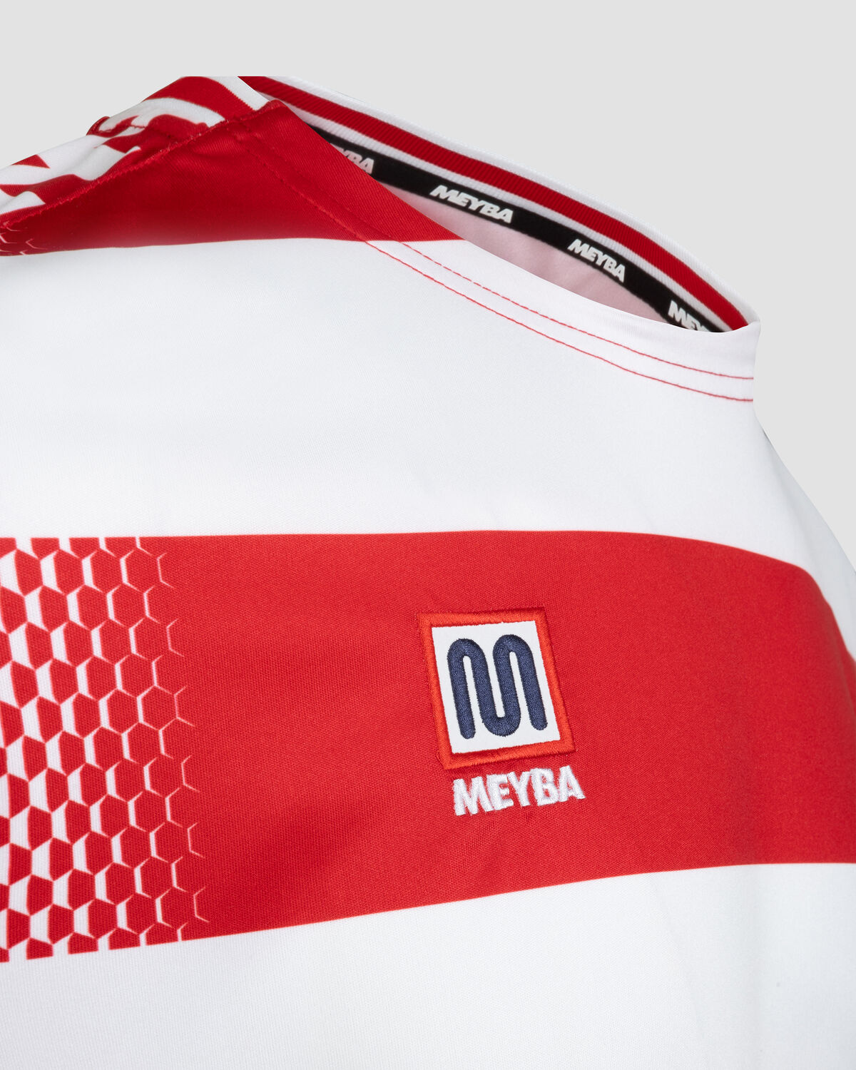 Meyba Alpha Hoop Jersey, Red/White, hi-res