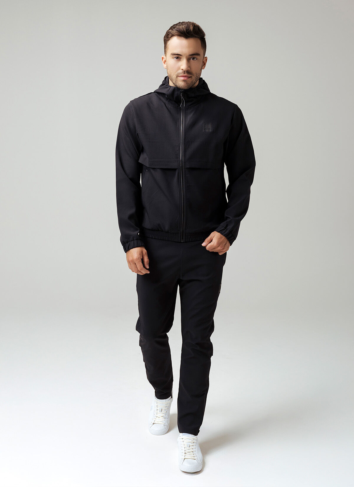 MEYBA HURON TRACK TOP, Black, hi-res