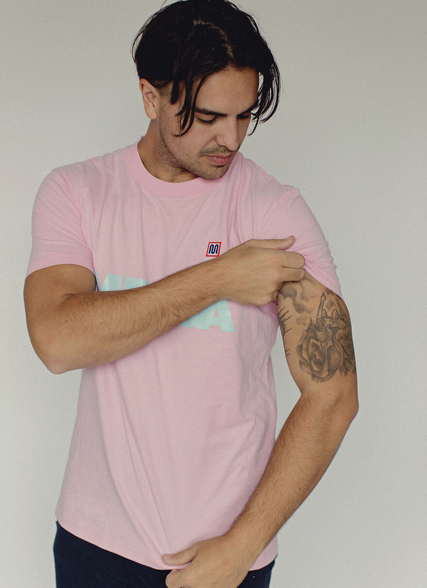 The Training Tee, Pink, hi-res