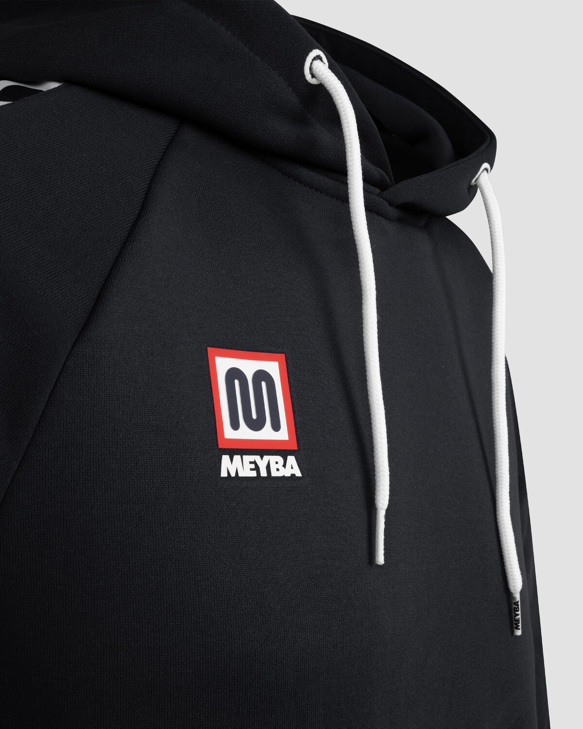 MEYBA Motion Poly Hoodie, Black, hi-res