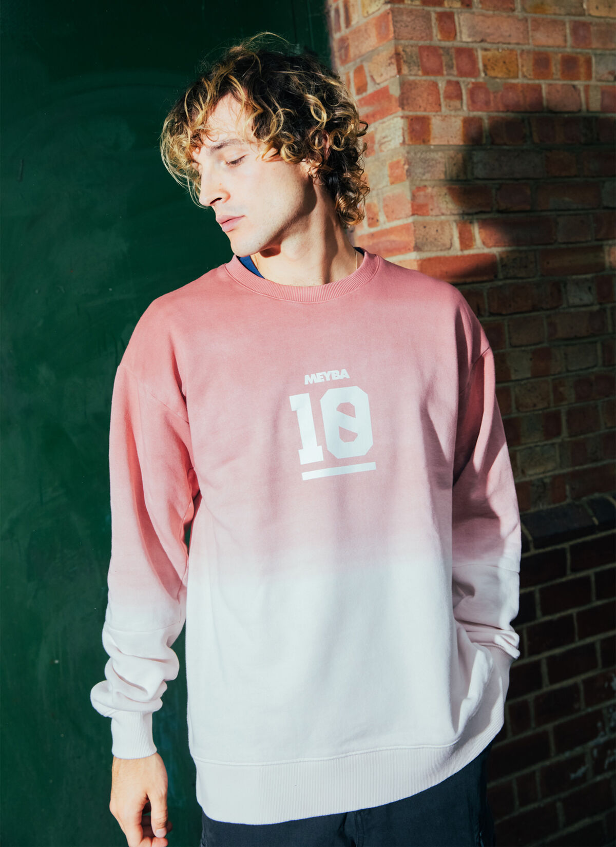 MEYBA 10 Dip Dye Sweat, Pink/White, hi-res