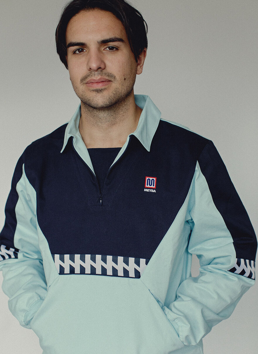 The El Mister Old Skill Drill Top, Blue, hi-res