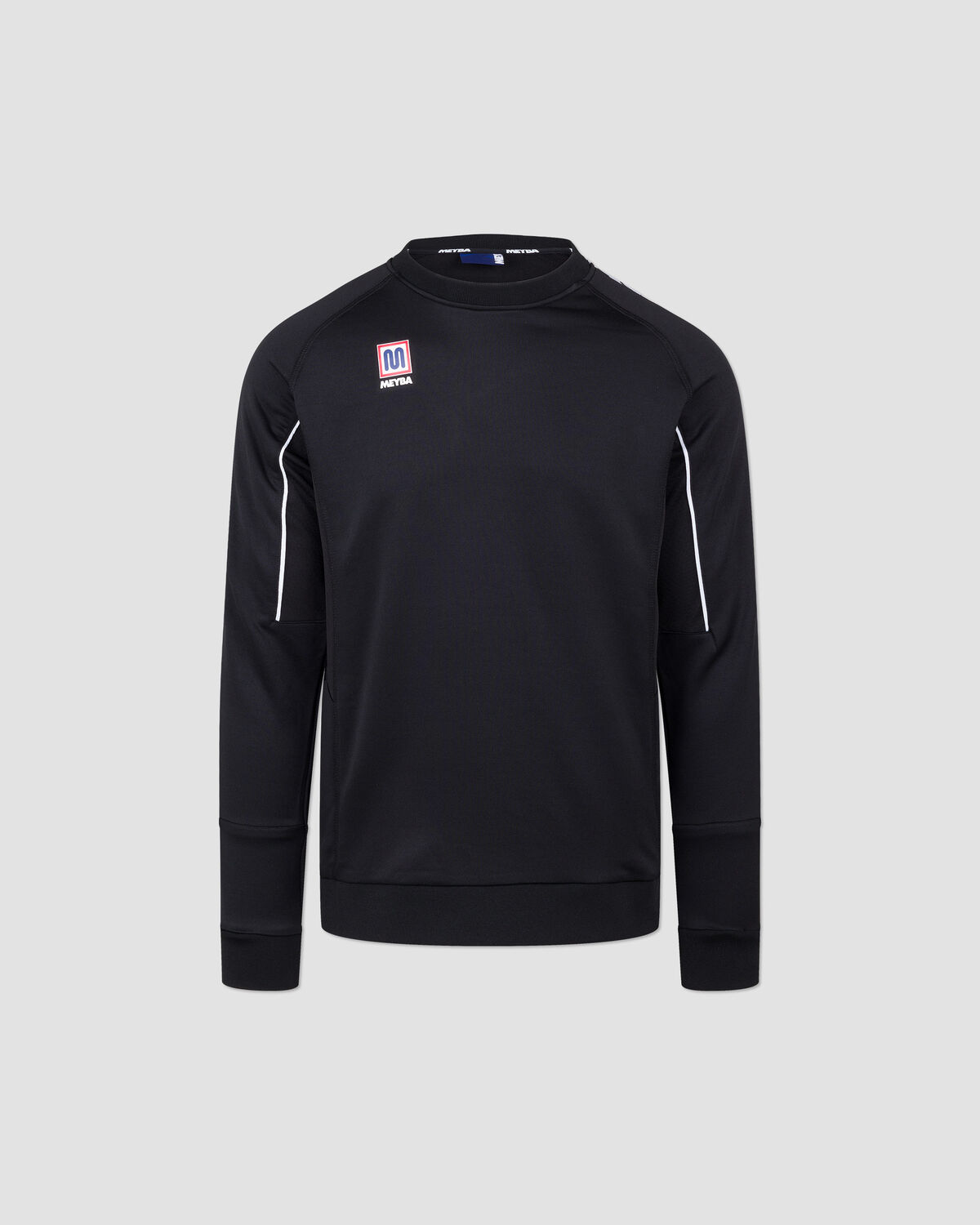 MEYBA Motion Crew Sweat, Black, hi-res