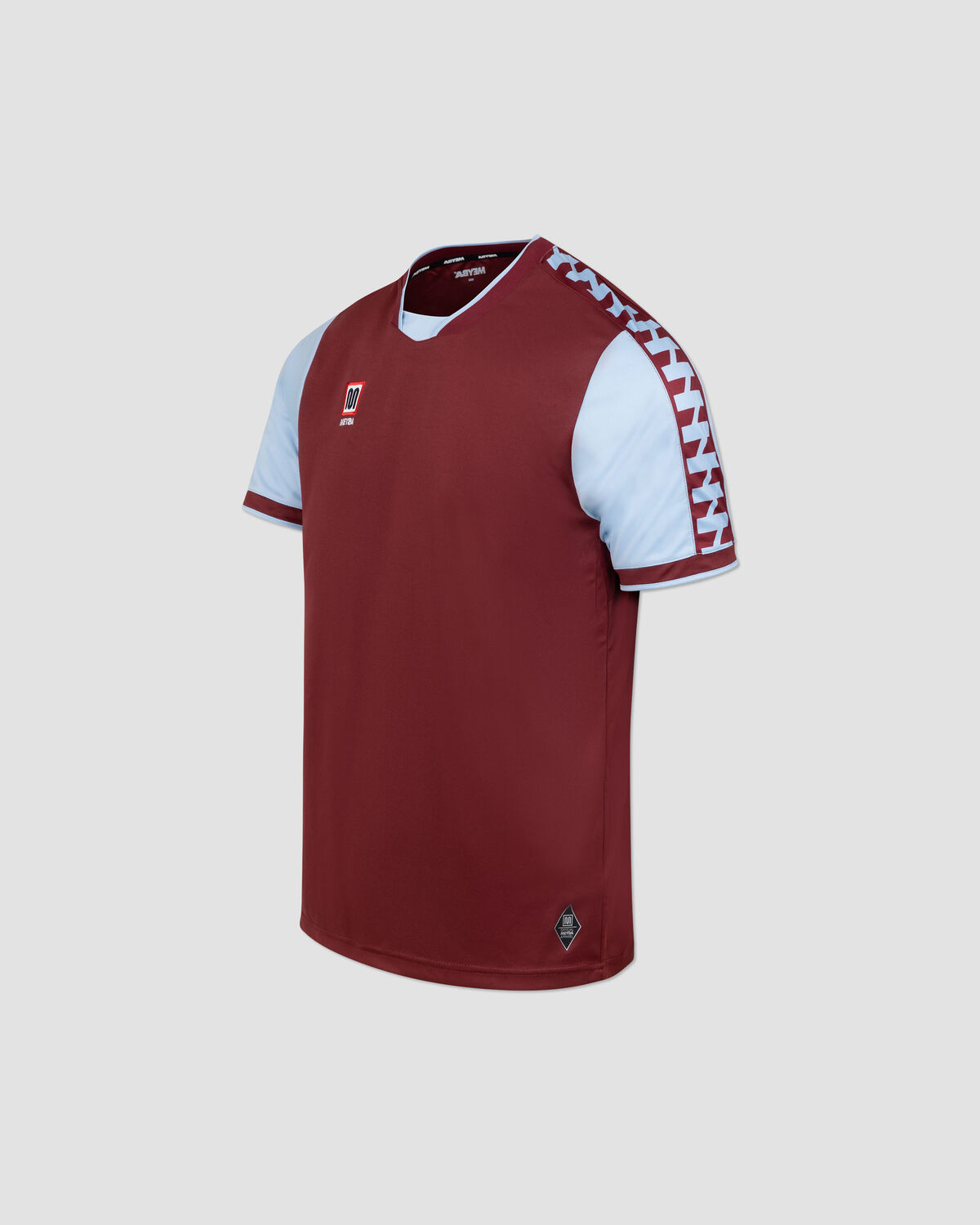 MEYBA Alpha Contrast Jersey, Claret/Bluebell, hi-res