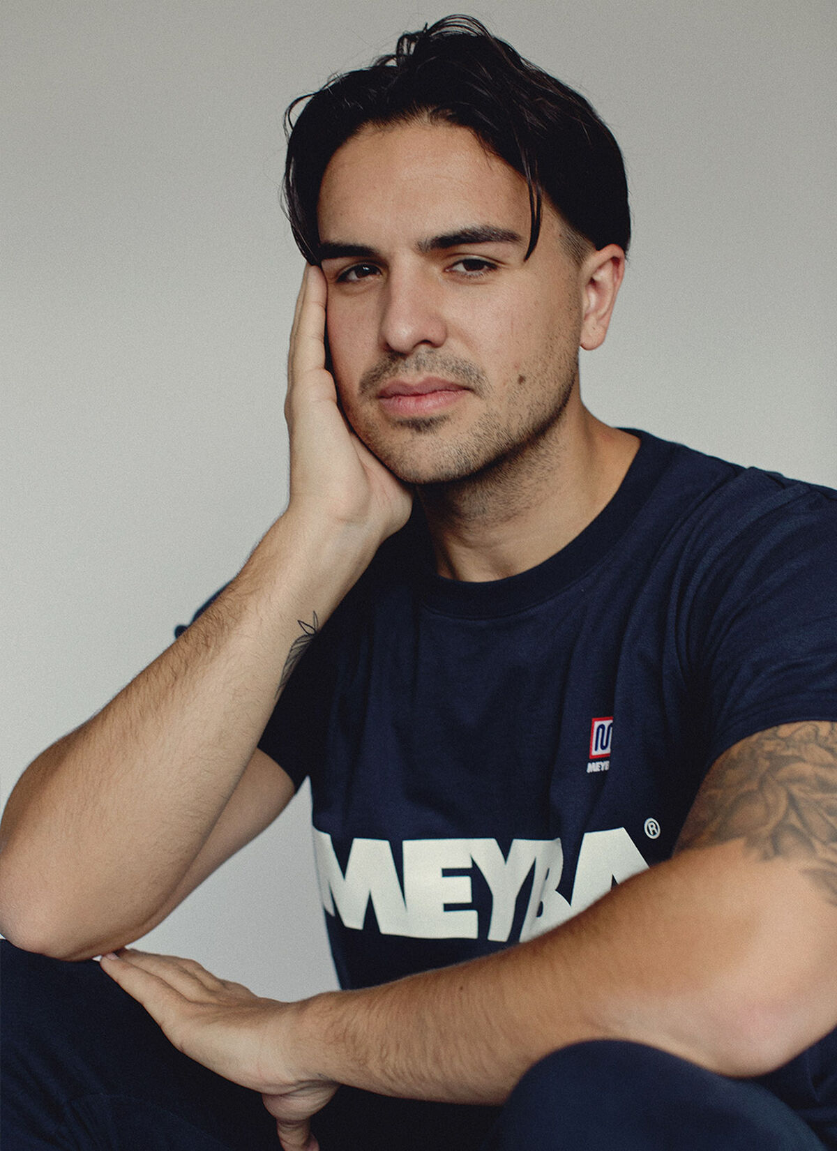 The Training Tee, Navy, hi-res
