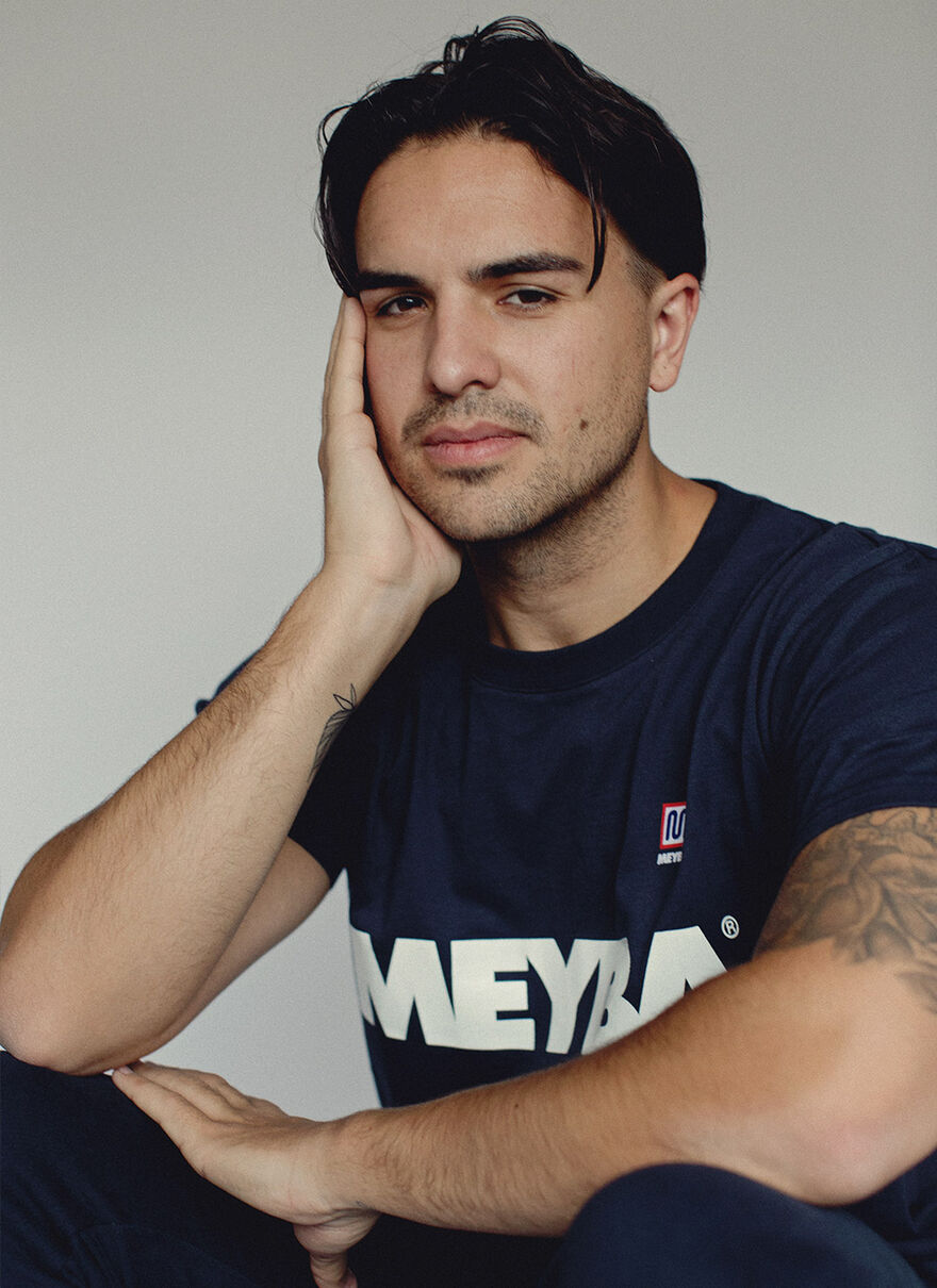 The Training Tee, Navy, hi-res