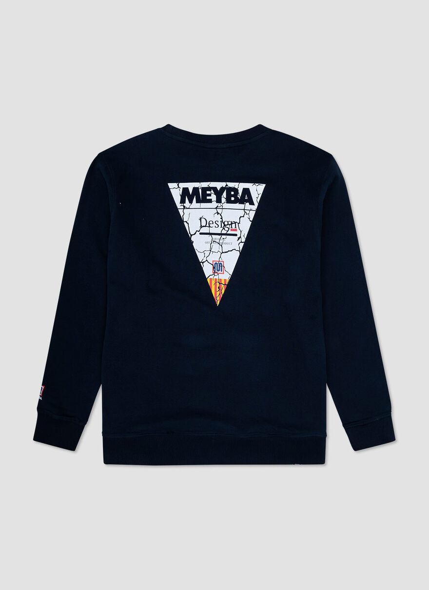 Meyba Design Lab Sweat - 100% Cotton, Blue Stripe, hi-res