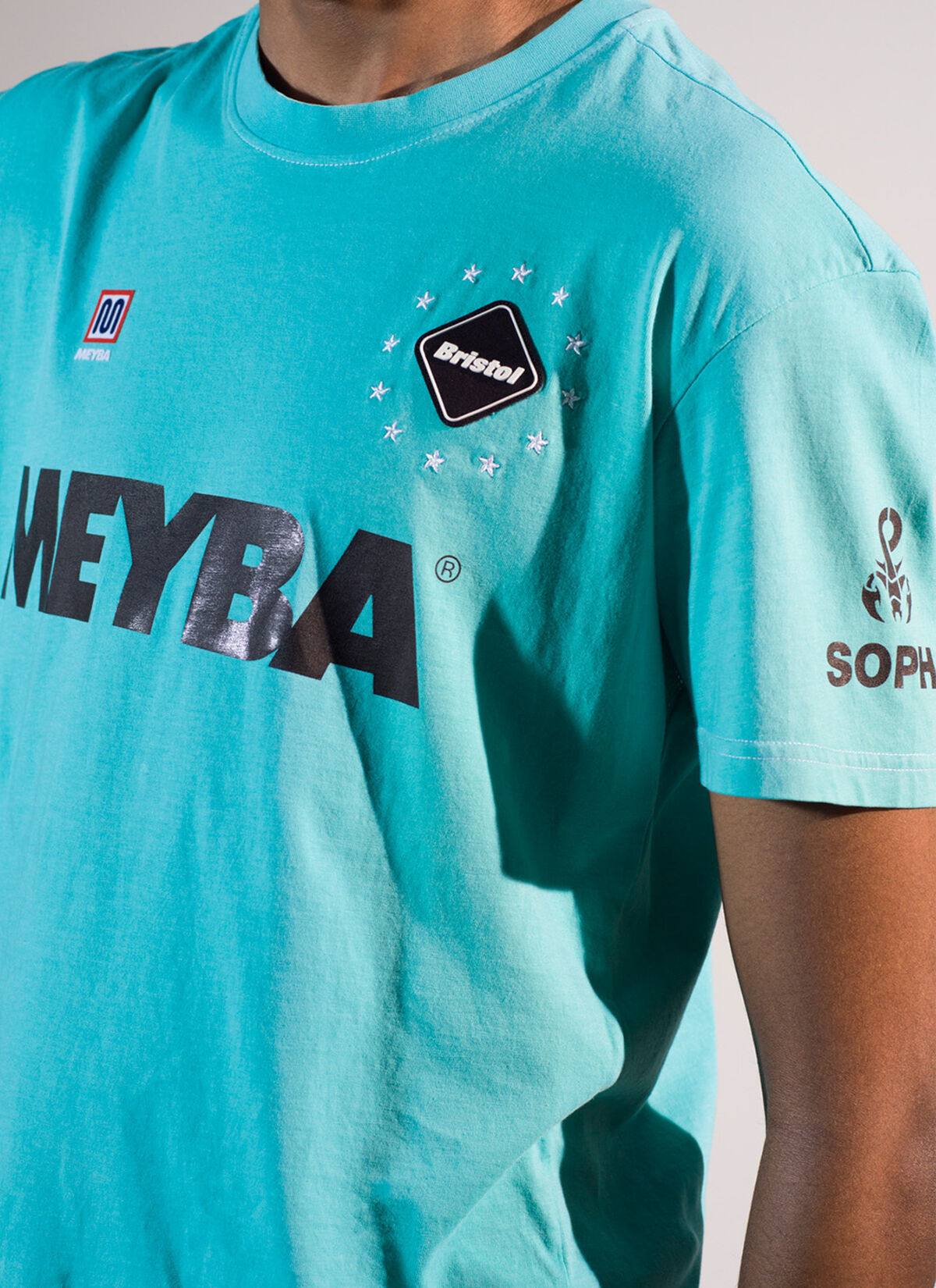 TIFFANY BLUE_MEYBA X FCRB TEE, Blue, hi-res