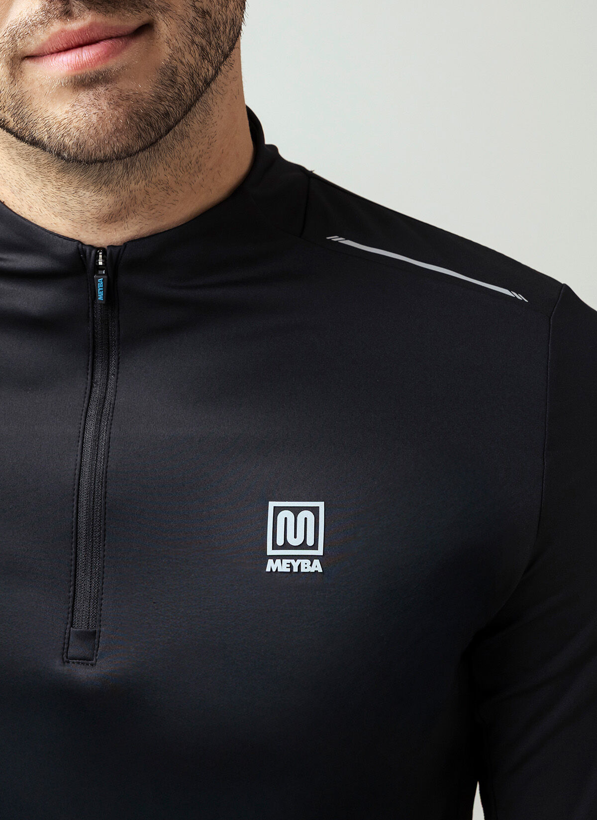 MEYBA AMERTRINE TRACK TOP, Black, hi-res