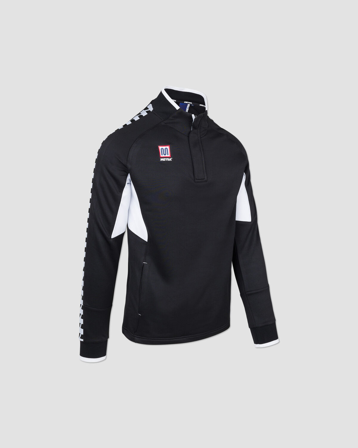 MEYBA Motion Half Zip Sweat, Black, hi-res