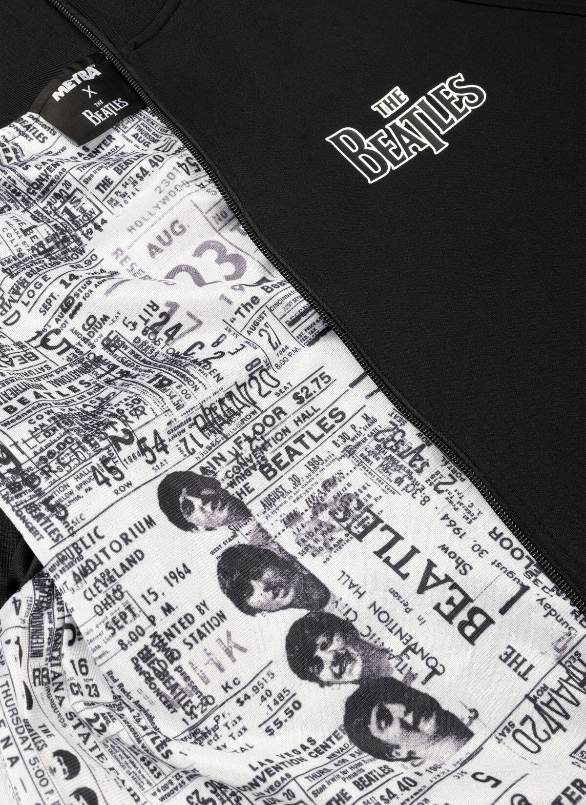MEYBA x The Beatles Track JKT, Black, hi-res