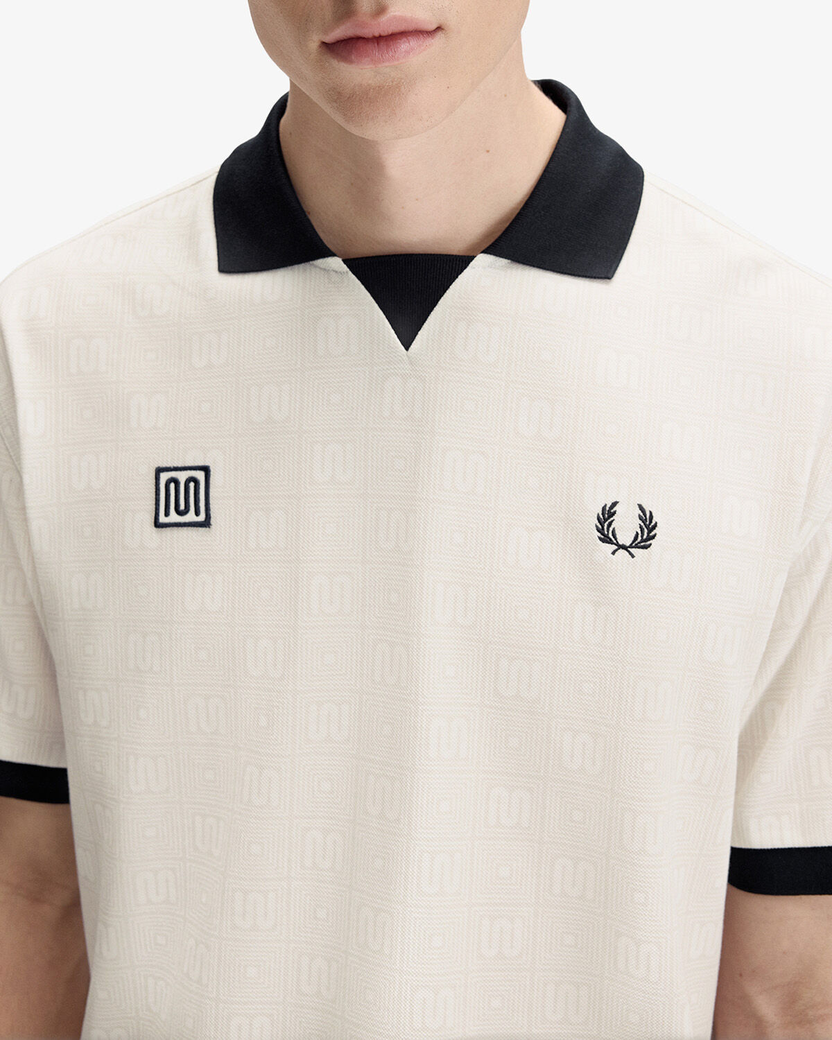 MEYBA x FP Printed Polo, Off white, hi-res