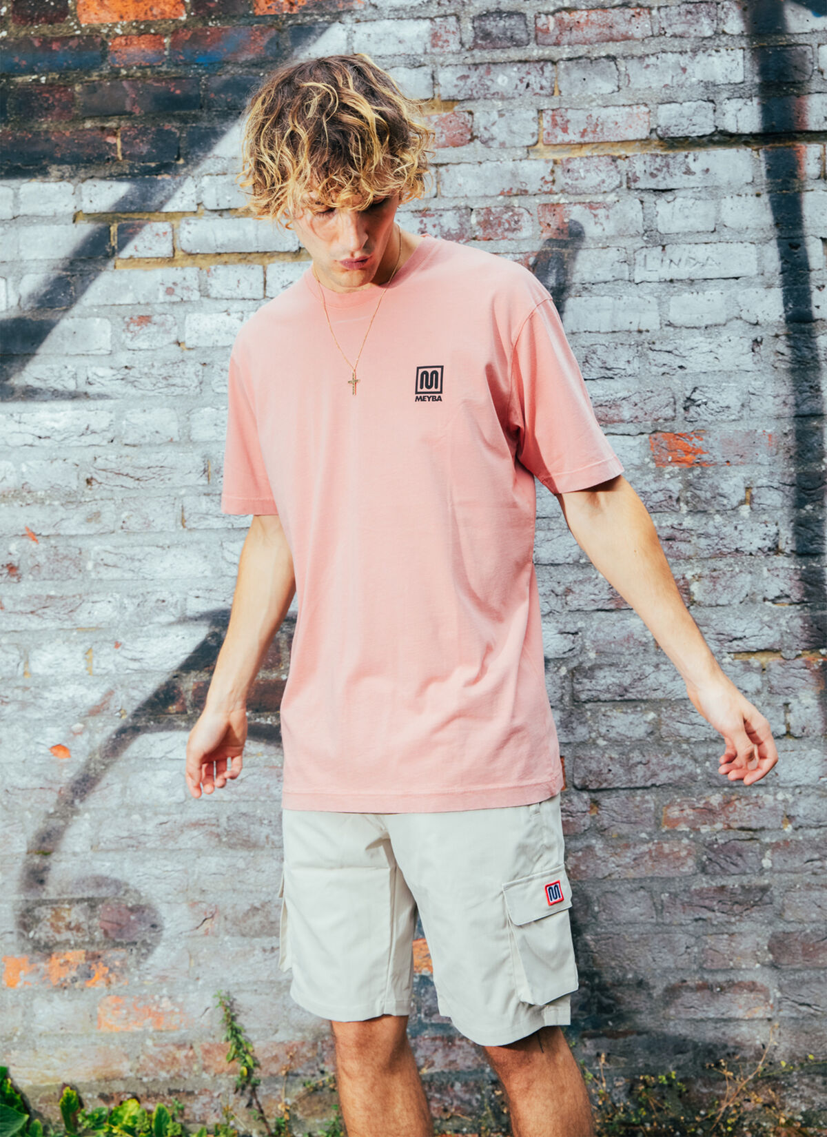 MEYBA Natural Dye Graphic Tee, Pink, hi-res