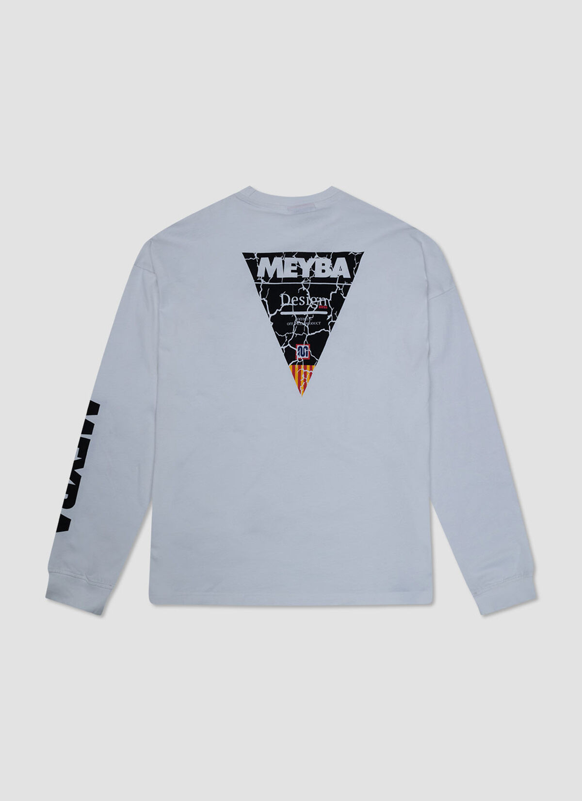 Meyba LS Design Lab Tee - 100% Cotton, Grey Mel, hi-res