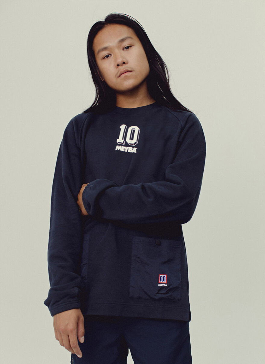 The Dug Out Sweat, Navy, hi-res