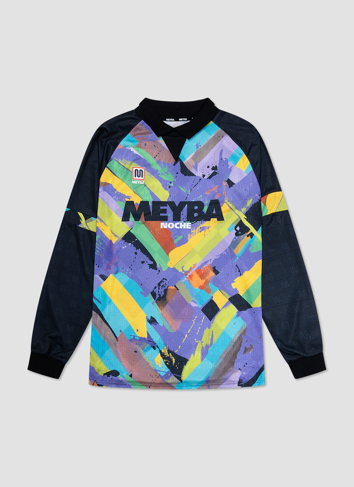 Meyba LS Noche GK Shirt - 124 100% Polyester, Black, hi-res
