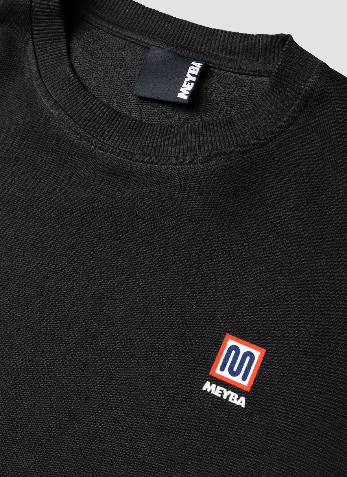 COLD DYE CREW SWEAT, Black, hi-res