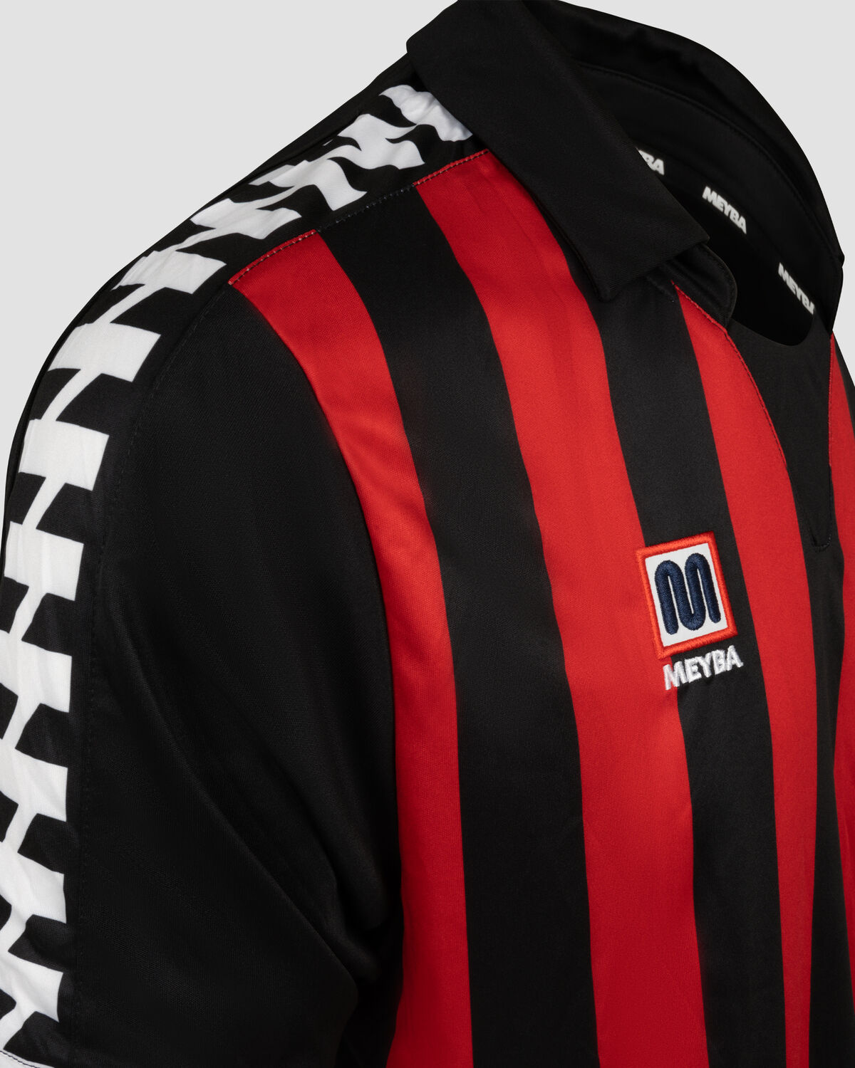 MEYBA Alpha Stripe Jersey, Black/Red, hi-res