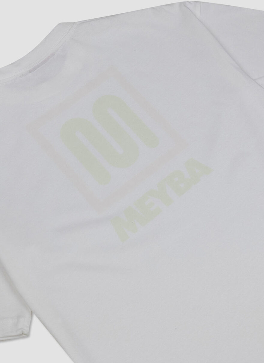 Meyba UV Print Tee - 100% Cotton, Green/White stripe, hi-res