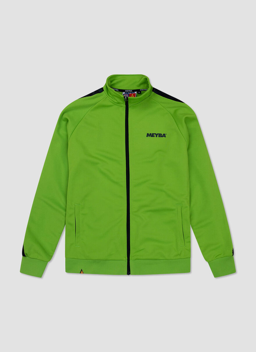 TERRACE TRACK JACKET, Grey/Yellow, hi-res