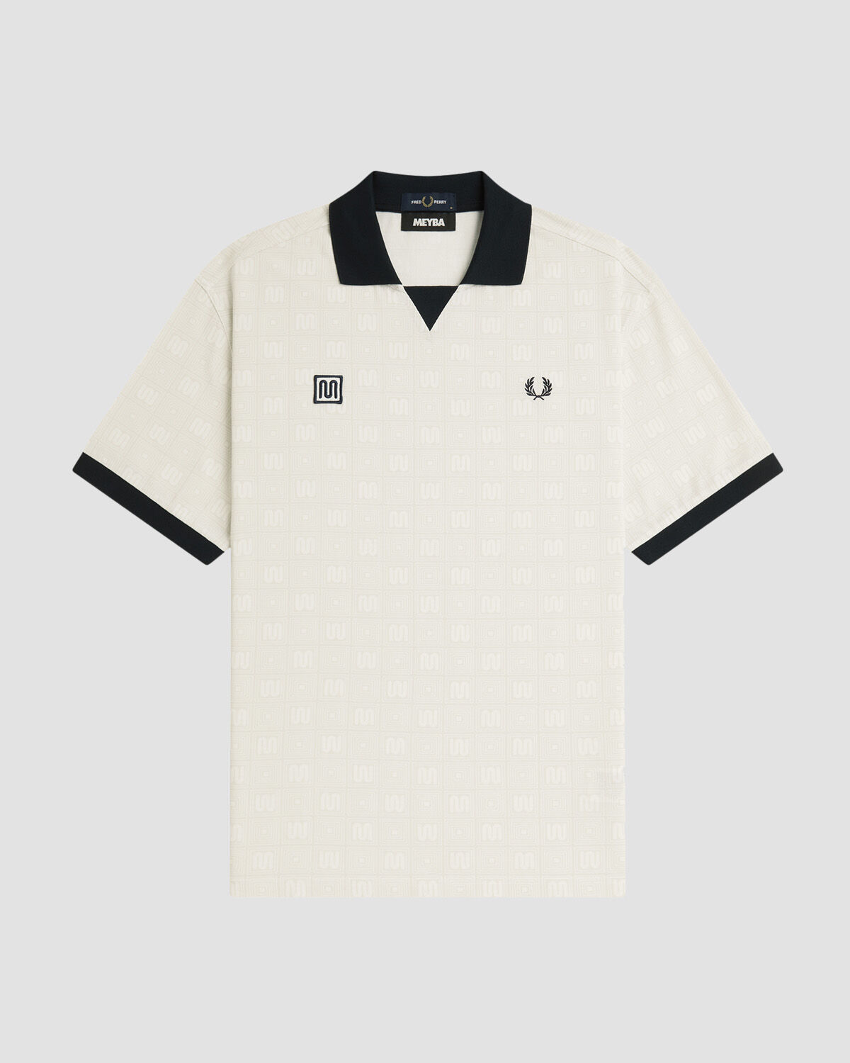 MEYBA x FP Printed Polo, Off white, hi-res