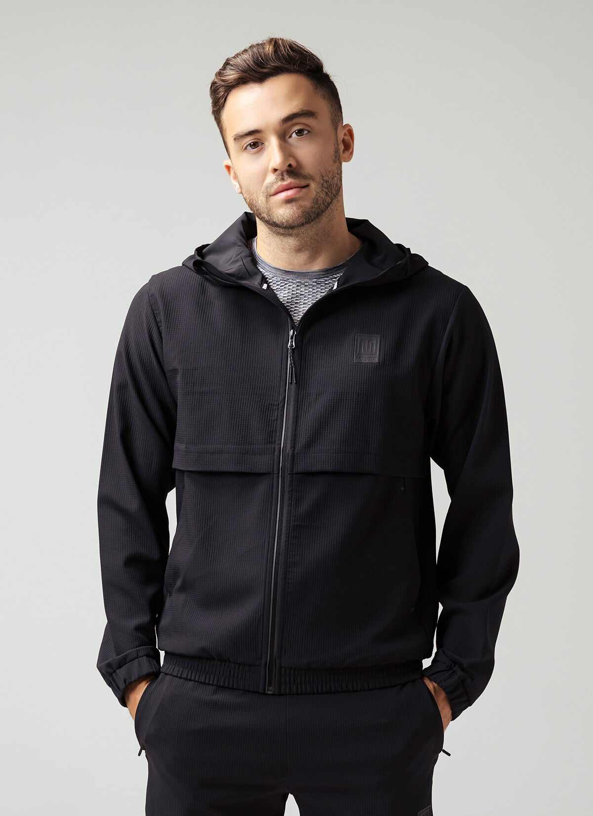 MEYBA HURON TRACK TOP, Black, hi-res