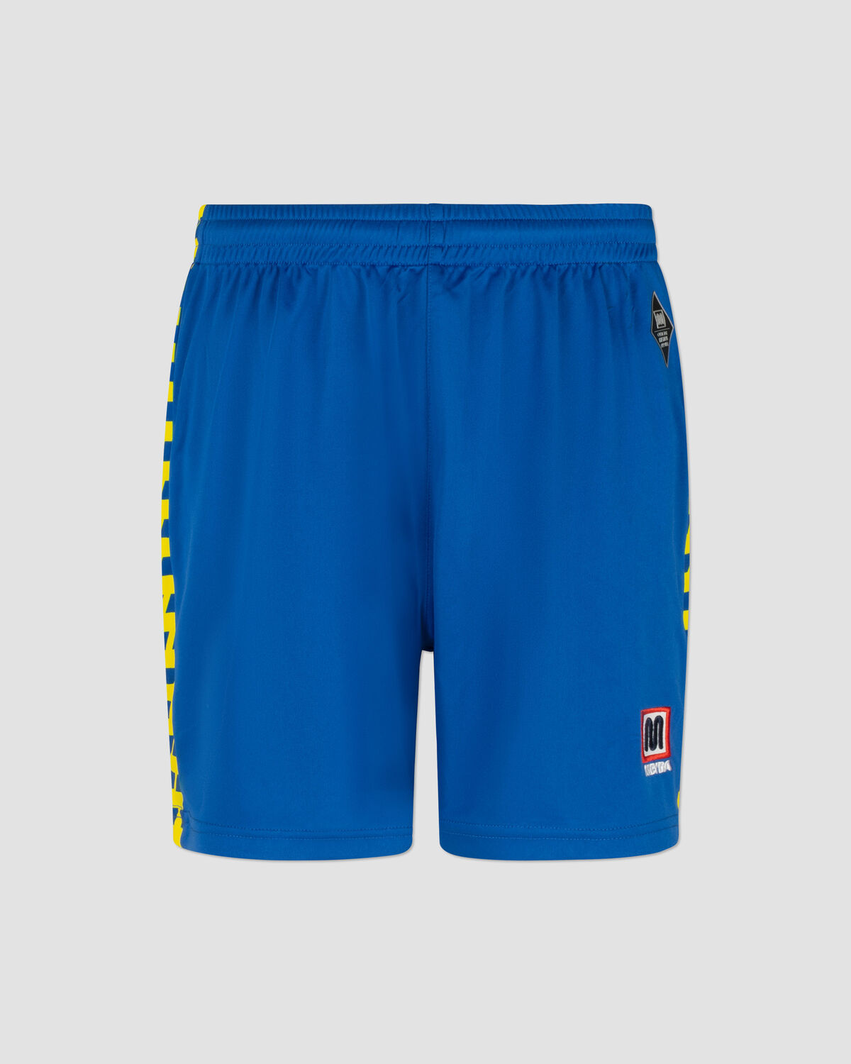 Mey Alpha Matchday Short, Blue/Yellow, hi-res