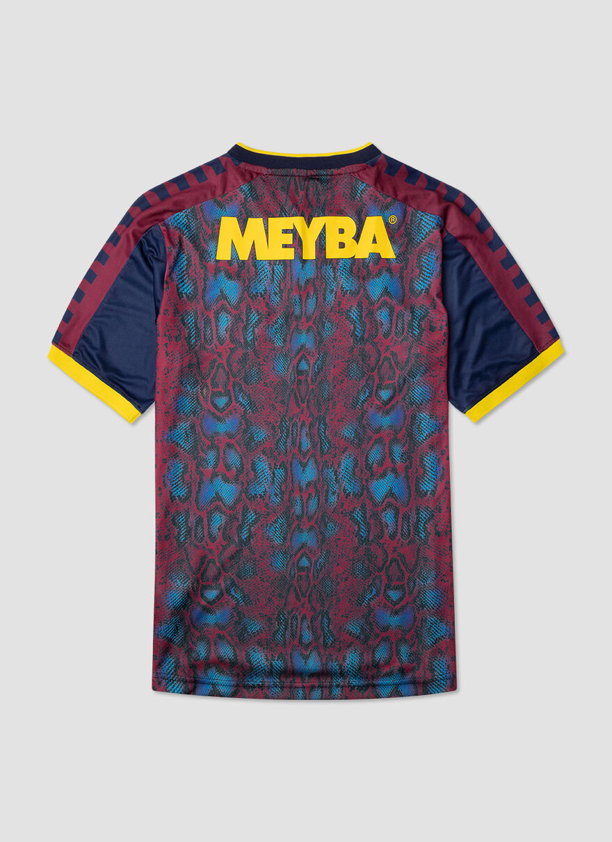 MEYBA SNAKE SHIRT, Blue/Red, hi-res