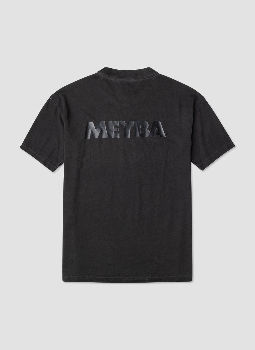 COLD DYE TEE, Black, hi-res
