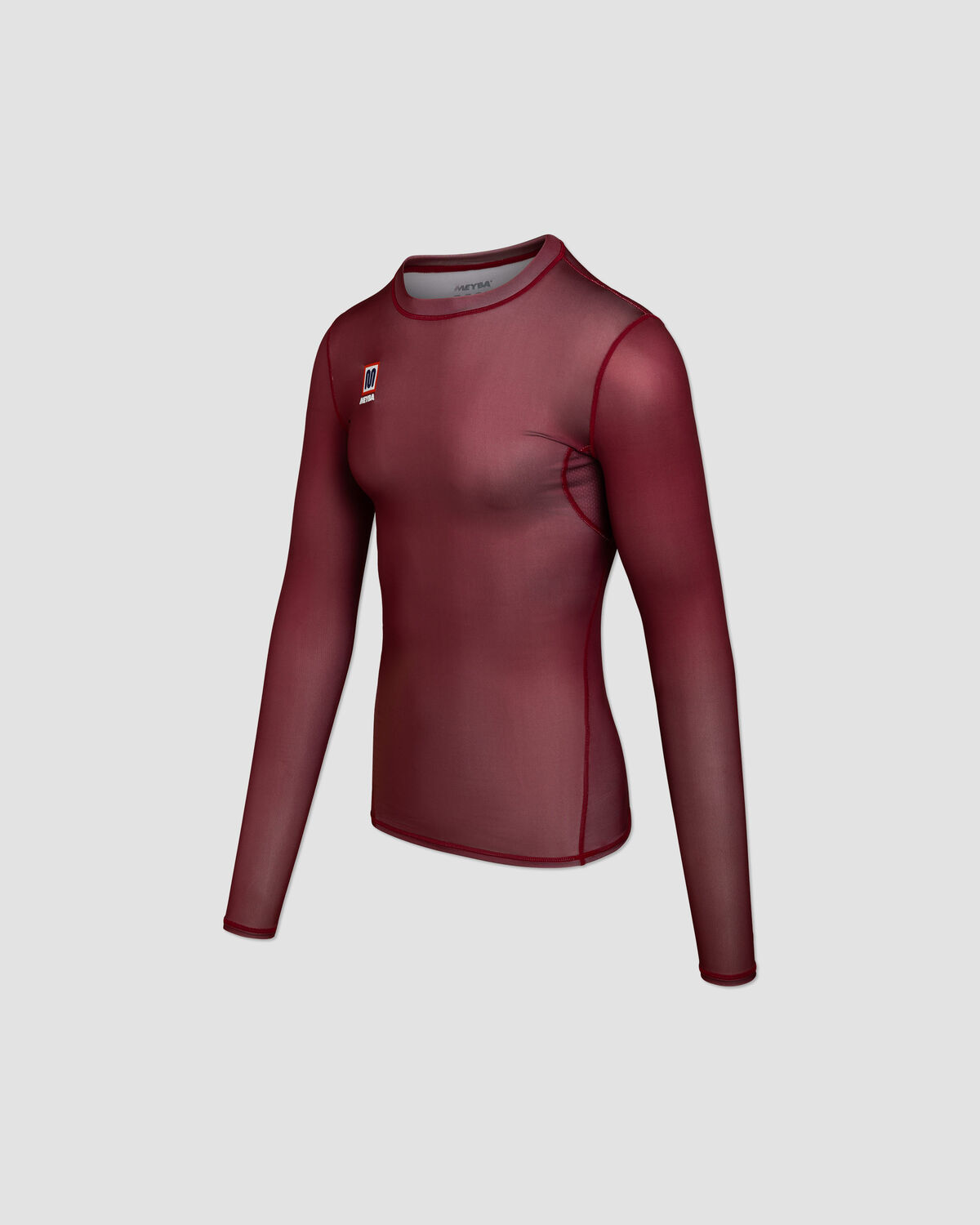 MEYBA Long Sleeve Base Layer, Claret, hi-res