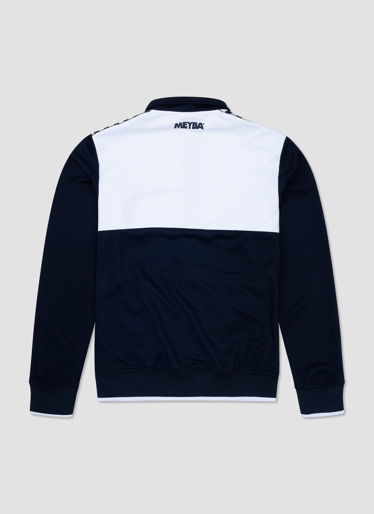 Meyba Terrace Stripe Track Jacket - 124 100% Polye, Navy/White, hi-res