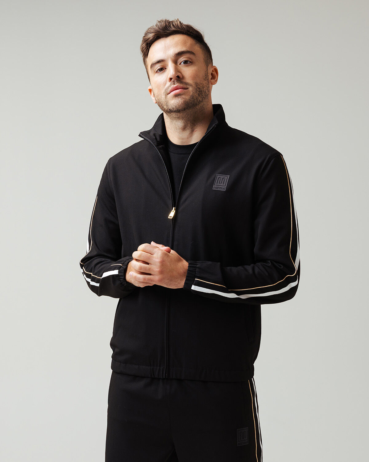 MEYBA VISIONARY TRACK TOP, Black/Gold, hi-res
