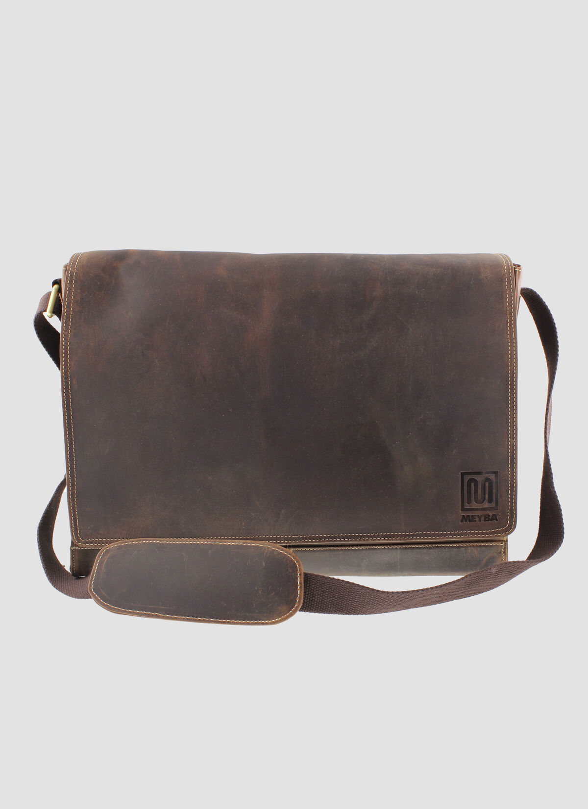 MEYBA Laptop Bag, Brown, hi-res